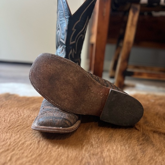 Men's Anderson Bean Elephant Hide Boots - Picture 4 of 6